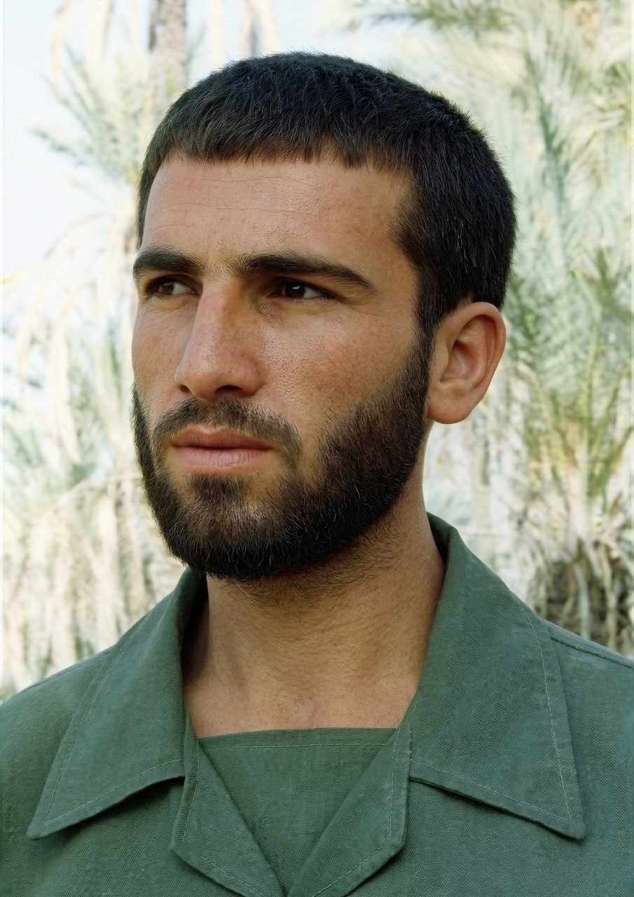 تصویر بازسازی شده باکیفیت از شهید امیر گره گشا